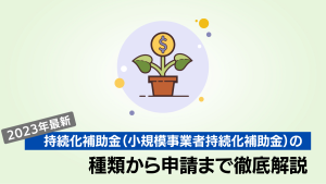 持続化補助金（小規模事業者持続化補助金）の種類から申請まで徹底解説